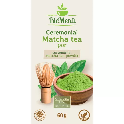 BioMenü organski ceremonijalni matcha čaj u prahu 60 g označiti