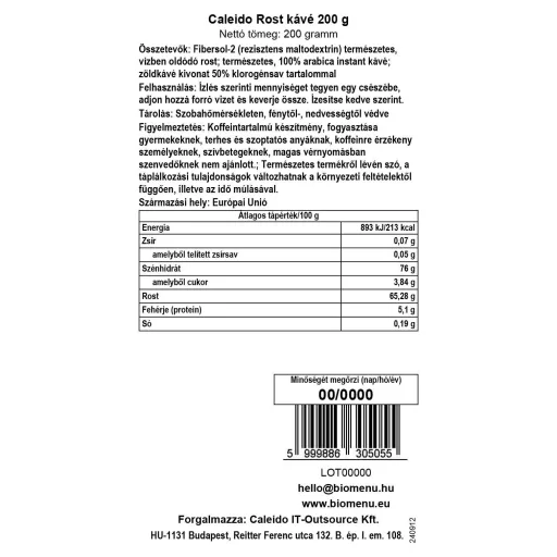 Caleido kava s vlaknima, 200 g označiti