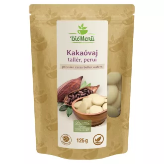BioMenü organski diskovi peruanske kakaove maslaca 125 g slika proizvoda