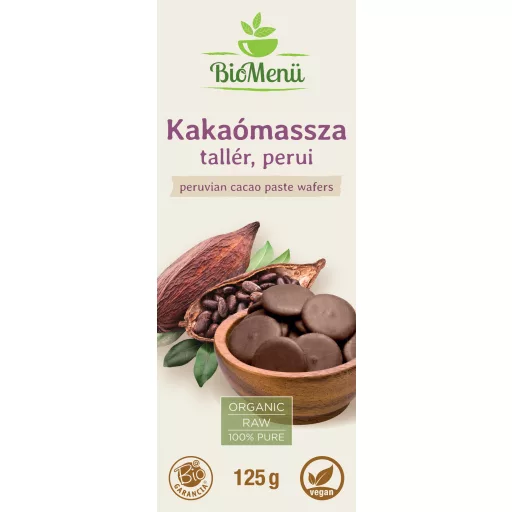 BioMenü organski diskovi peruanske kakaove mase 125 g BLIZU DATUMA ISTEKA