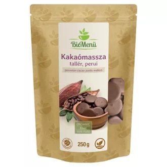 BioMenü organski diskovi peruanske kakaove mase 250 g slika proizvoda