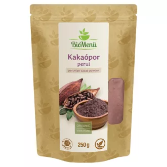 BioMenü organski peruanski kakao prah 250 g slika proizvoda