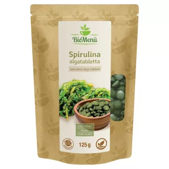BioMenü organske tablete spiruline 125 g slika proizvoda