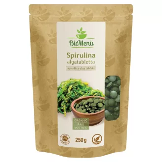BioMenü organske tablete spiruline 250 g slika proizvoda