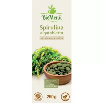 BioMenü organske tablete spiruline 250 g slika proizvoda