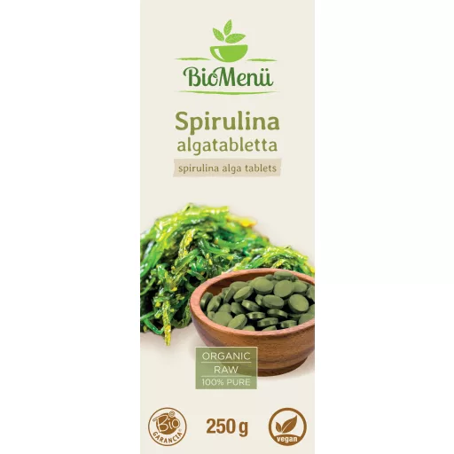 BioMenü Bio SPIRULINA ALGA tablete 250 g označiti