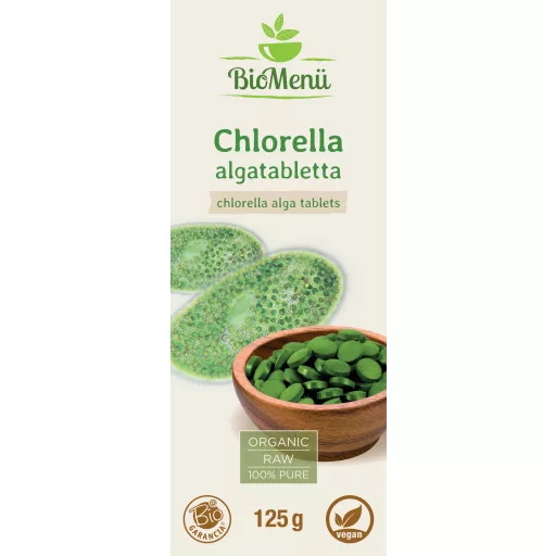 BioMenü organske tablete alge chlorelle 125 g označiti