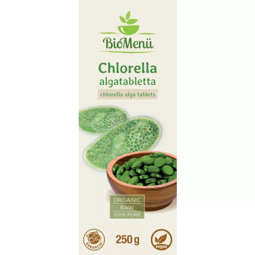 BioMenü organske tablete alge chlorelle 250 g označiti