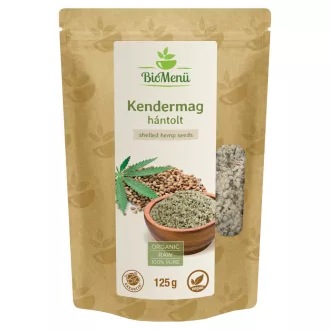BioMenü organske sjemenke konoplje oljuštene 125 g slika proizvoda