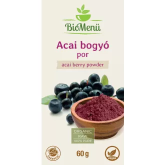 BioMenü organski prah bobica asaija 60 g slika proizvoda
