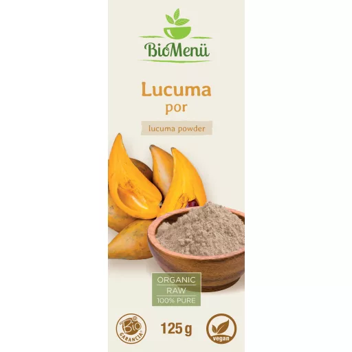 BioMenü organski prah lucume 125 g označiti