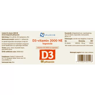 Caleido vitamin D3 2000 ne kapsule gela 90 kapsula slika proizvoda