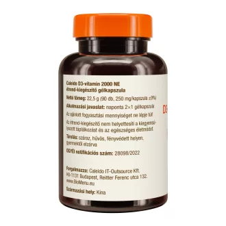Caleido vitamin D3 2000 ne kapsule gela 90 kapsula slika proizvoda