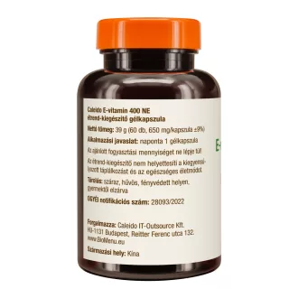Caleido gel kapsule vitamina E 400 IU, 60 kapsula slika proizvoda