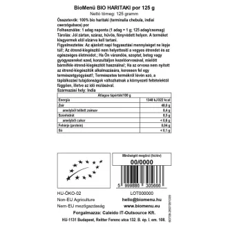 BioMenü organski prah haritaki 125 g slika proizvoda