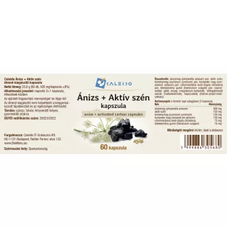 Caleido kapsule s anisovim sjemenom i aktivnim ugljenom, 60 kapsula slika proizvoda