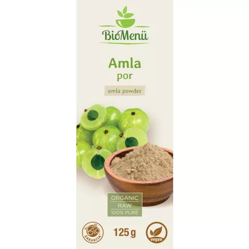 BioMenü organski prah amle 125 g označiti