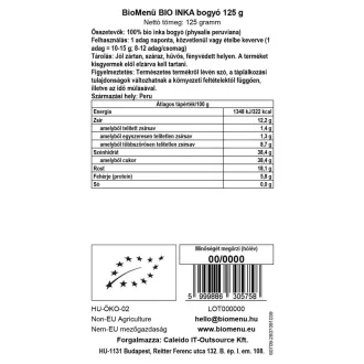 BioMenü organske Inka bobice 125 g slika proizvoda