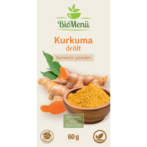 BioMenü organska kurkuma, mljevena 60 g označiti