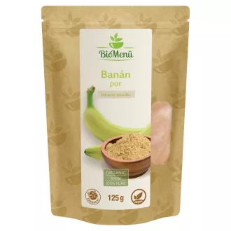 BioMenü organski prah od banane 125 g slika proizvoda