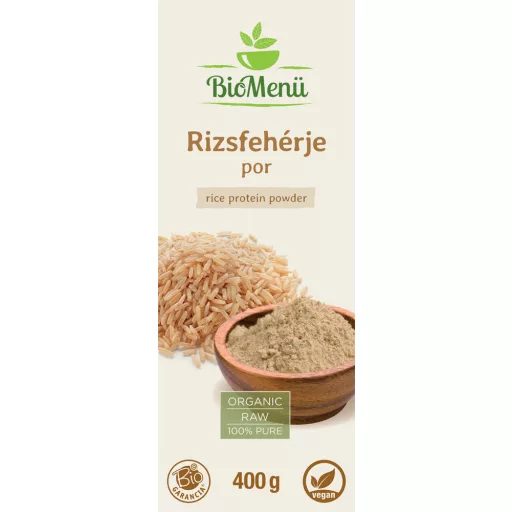 BioMenü organski prah rižinog proteina 400 g označiti
