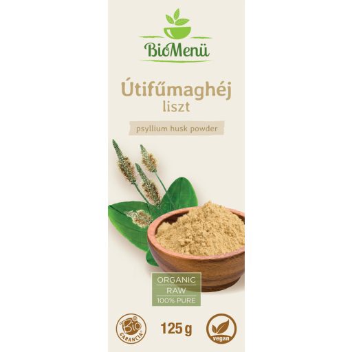 BioMenü organska brašna od psyllium ljuske 125 g označiti