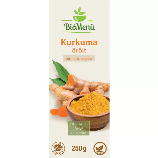 BioMenü organska kurkuma, mljevena 250 g označiti