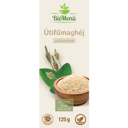 BioMenü organska psyllium ljuska 125 g označiti