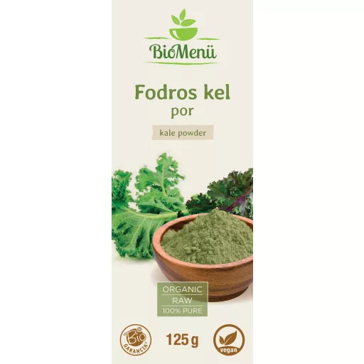 BioMenü organski prah od kelja 125 g označiti