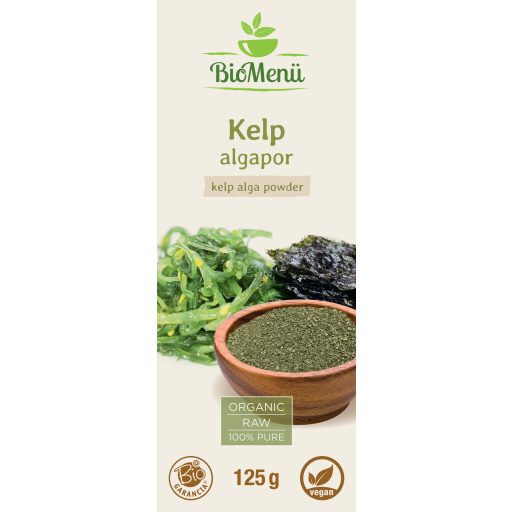 BioMenü organski prah morske alge kelp 125 g označiti