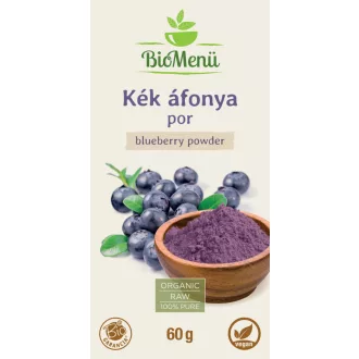 BioMenü organski prah borovnice 60 g slika proizvoda