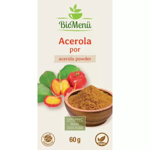 BioMenü organski prah bobica acerola 60 g označiti