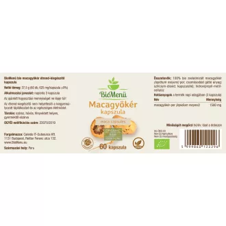 BioMenü organske kapsule korijena maka 60 kom. slika proizvoda