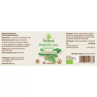 BioMenü organske kapsule matcha čaja 60 kom. slika proizvoda