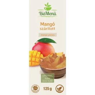 BioMenü organski sušeni mango 125 g slika proizvoda