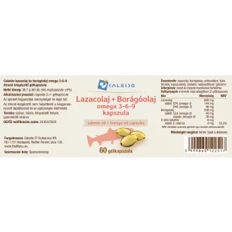 Caleido gel kapsule riblje ulje + ulje noćurka omega 3-6-9, 60 kapsula slika proizvoda