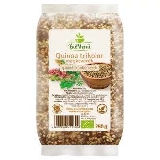 BioMenü Bio KVINOJA trikolor mješavina sjemenki 250 g slika proizvoda
