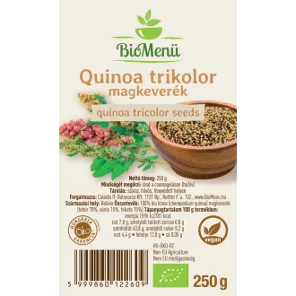 BioMenü organska mješavina sjemenki trobojne quinoe 250 g slika proizvoda
