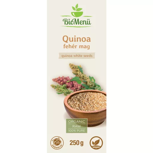 BioMenü Bio KVINOJA bijela sjemenke 250 g označiti