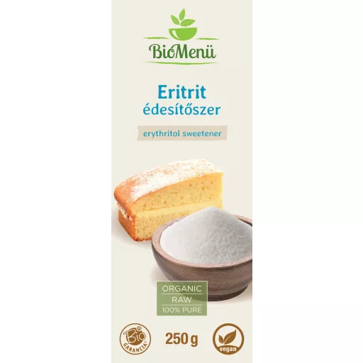 BioMenü organski zaslađivač eritritol 250 g označiti