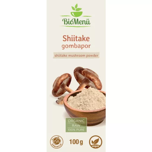 BioMenü organski prah shiitake gljiva 100 g označiti