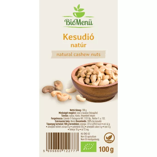 BioMenü Bio INDIJSKI ORAŠČIĆI 100 g označiti