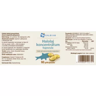 Caleido kapsule gela koncentrata ribljeg ulja 60 kapsula slika proizvoda