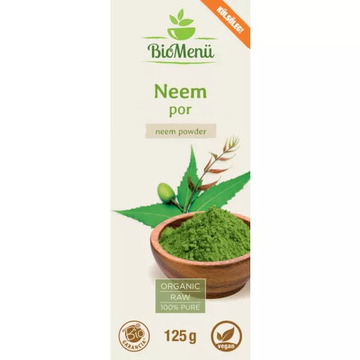 BioMenü organski prah od neema 125 g označiti