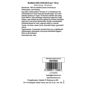 BioMenü organski prah shikakai 125 g slika proizvoda
