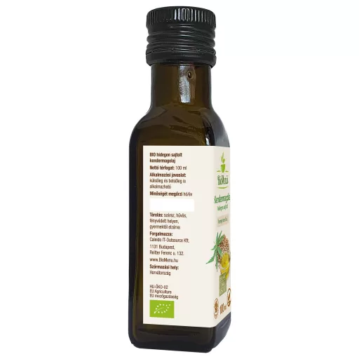 BioMenü organsko ulje sjemenki konoplje 100 ml oznaka podataka