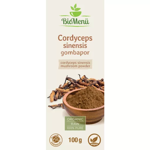 BioMenü BIO CORDYCEPS sinensis gombapor 100 g KÖZEL A LEJÁRAT DÁTUMÁHOZ
