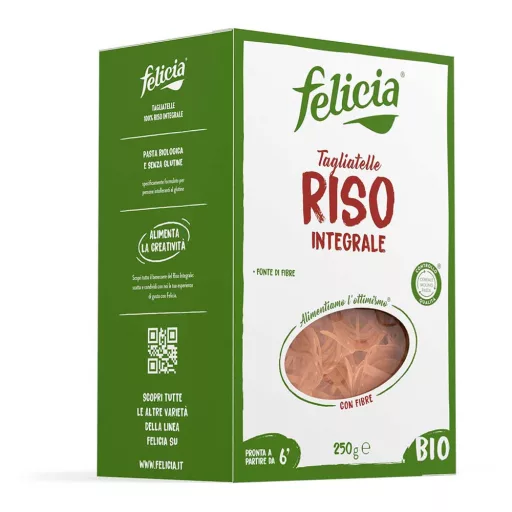 Felicia organske tagliatelle od smeđe riže, bez glutena, 250 g