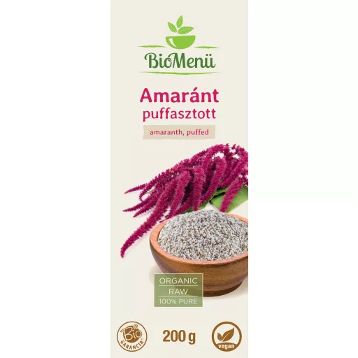 BioMenü organski napuhani amarant 200 g označiti