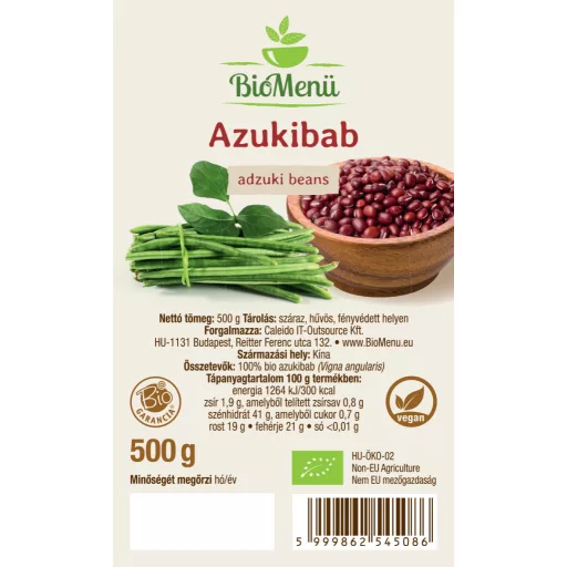 BioMenü Bio ADZUKI GRAH 500 g označiti